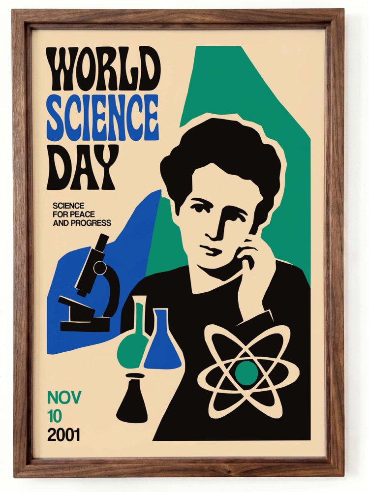 World Science Day Study Room Print