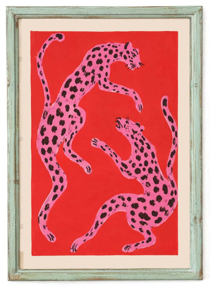 Leopard Wall Art For Living Room Decor
