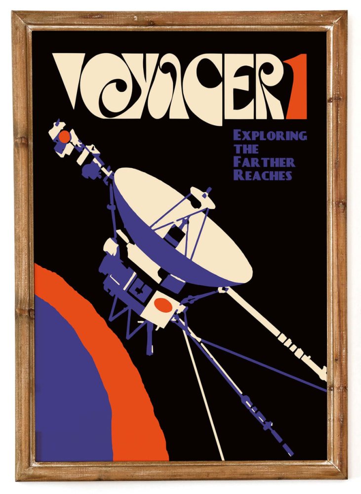 Voyager 1 Poster For Home Office Decor