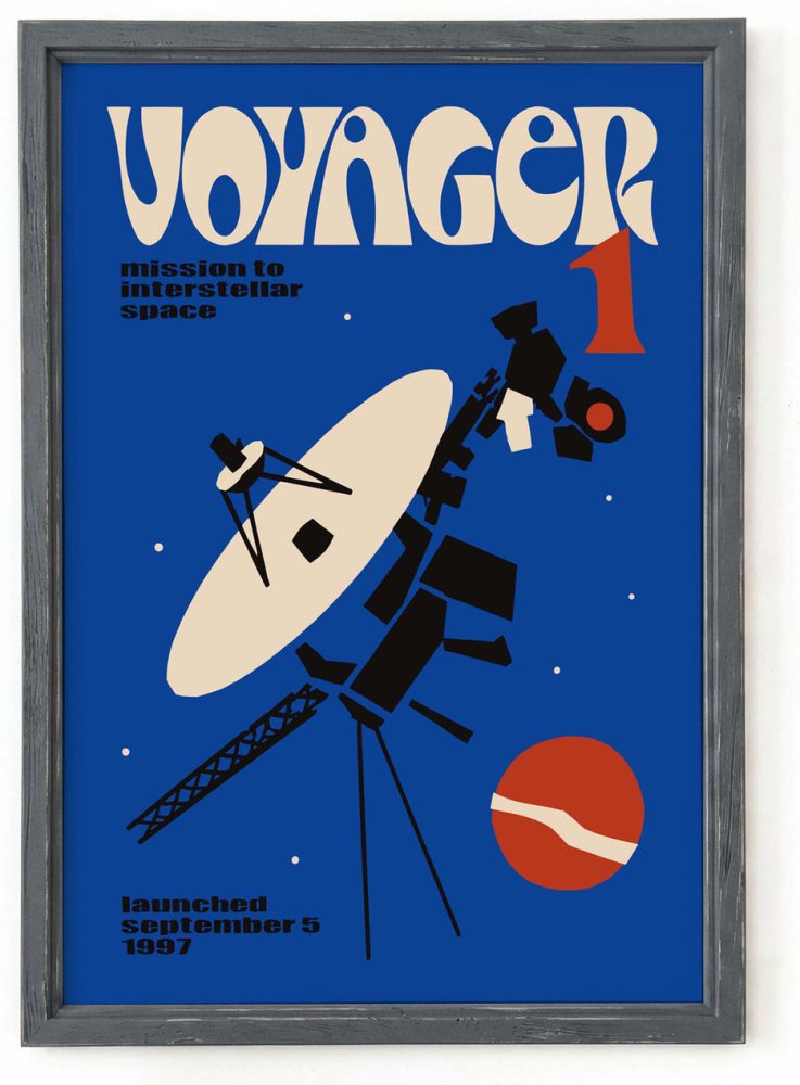 Voyager 1 Print For Study Room Decor
