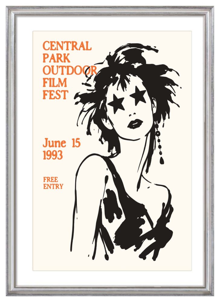 Central Park Film Fest Print For Media Room