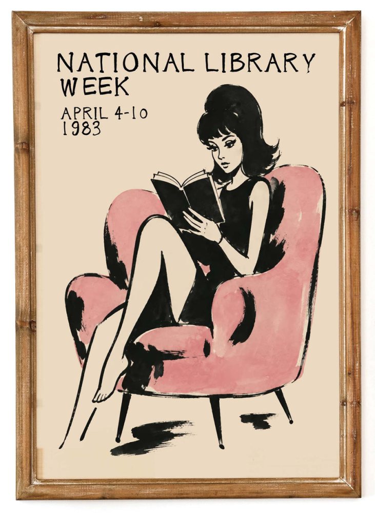 Library Week Wall Art For Study Room
