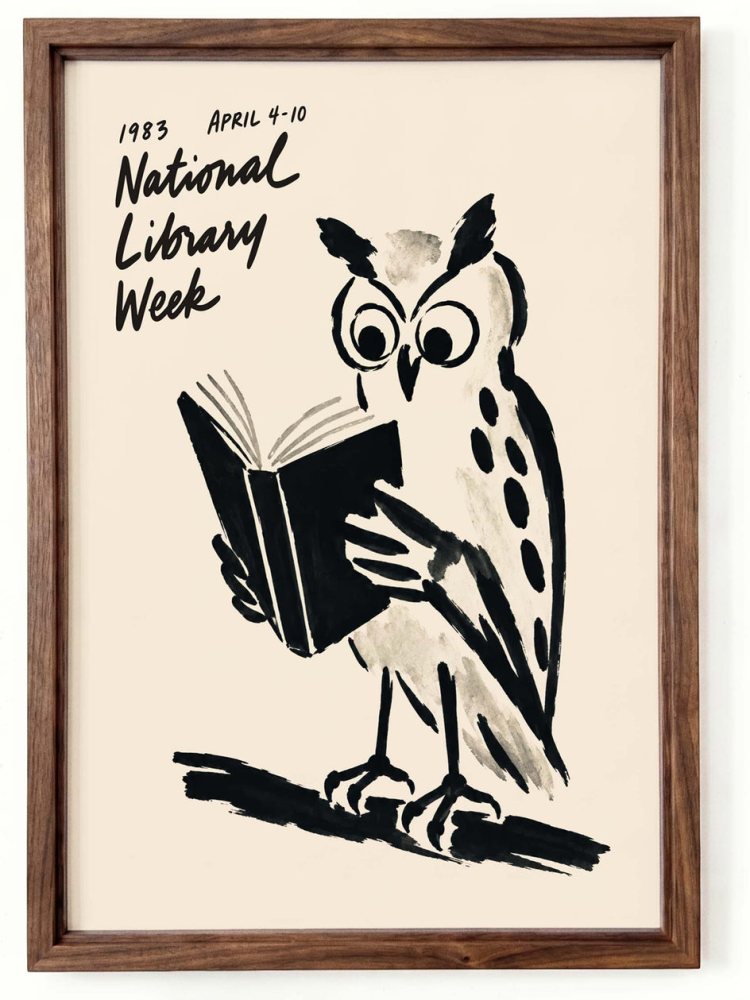 Library Week Poster For Reading Nook