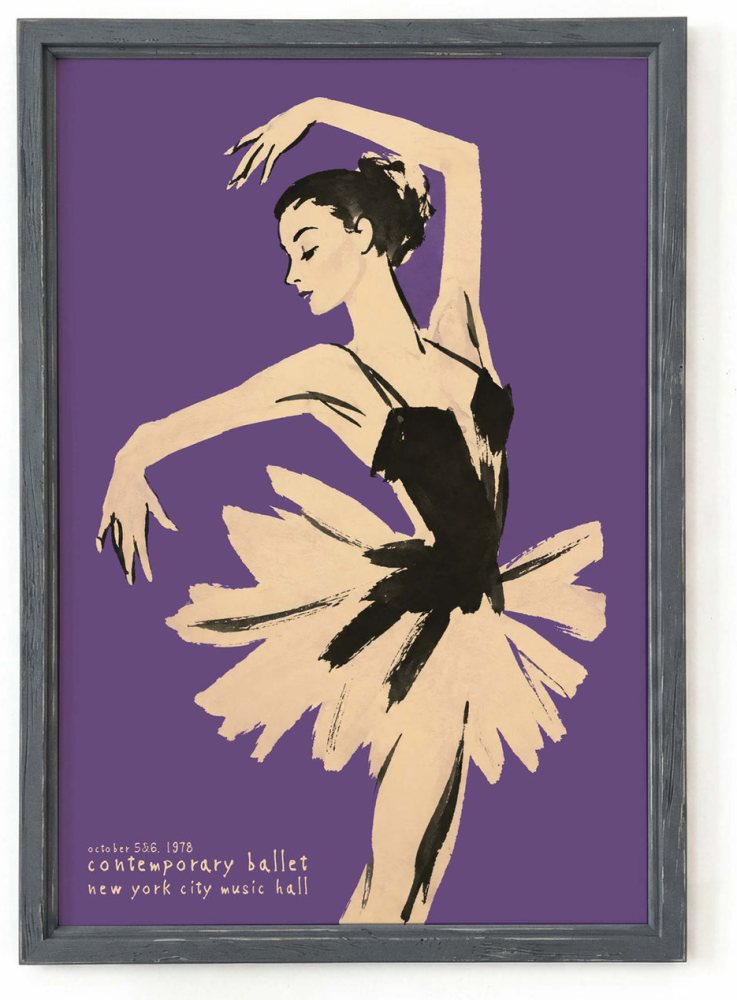 Contemporary Ballet Poster Print