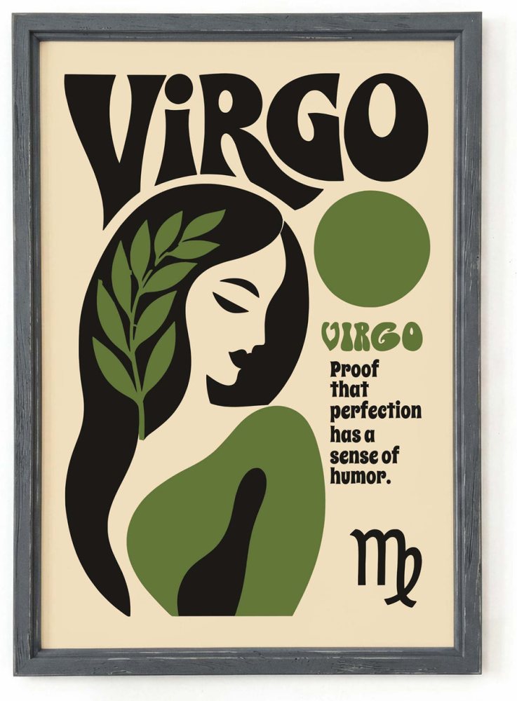 Virgo Zodiac Wall Art Print