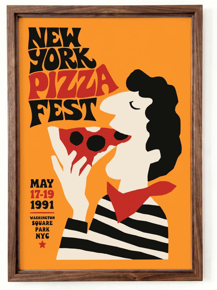 New York Pizza Festival Poster