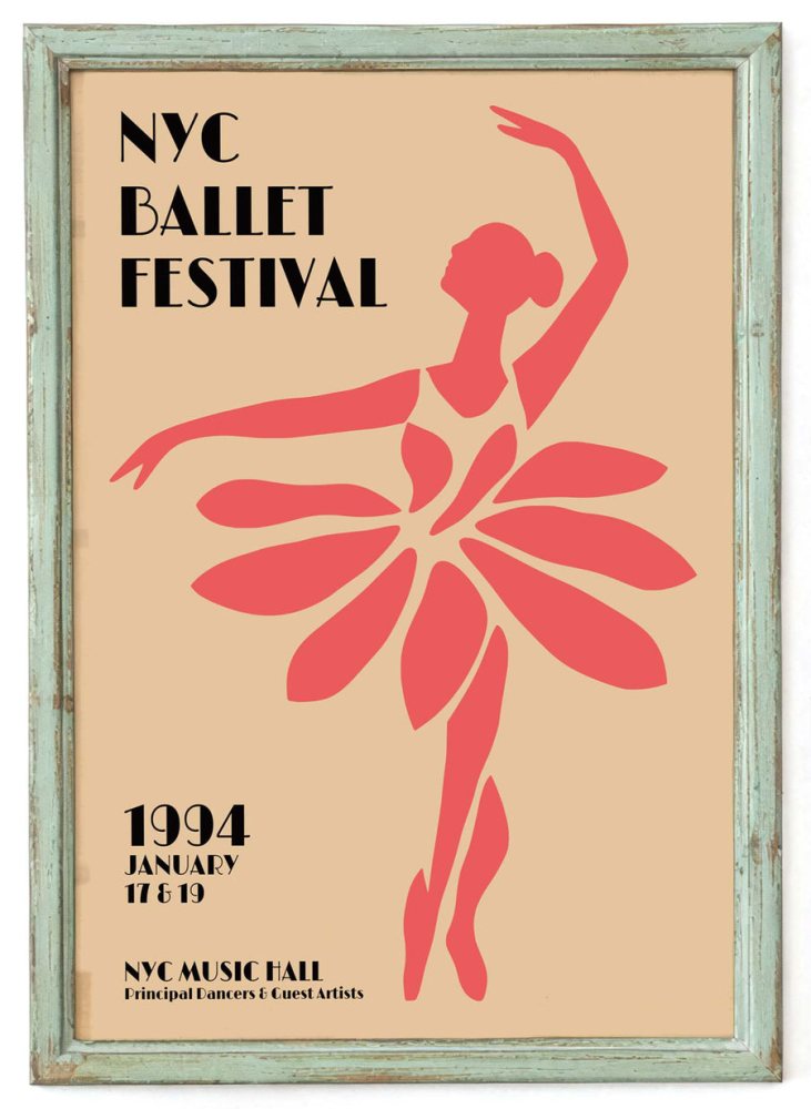 New York Ballet Festival Poster