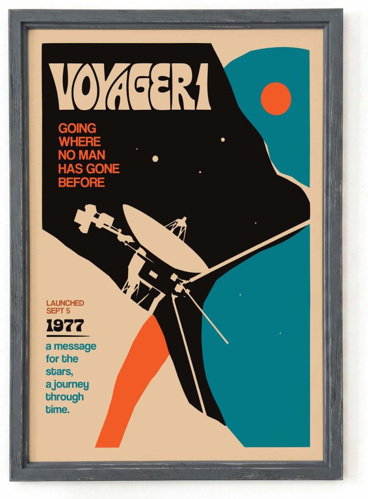 Voyager Spacecraft Poster