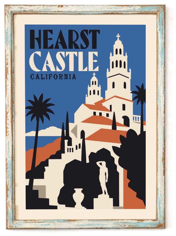 Hearst Castle California Poster Print