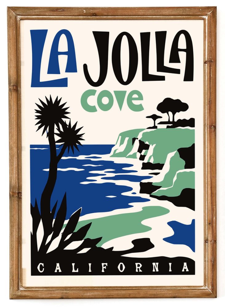 La Jolla Cove California Poster Print