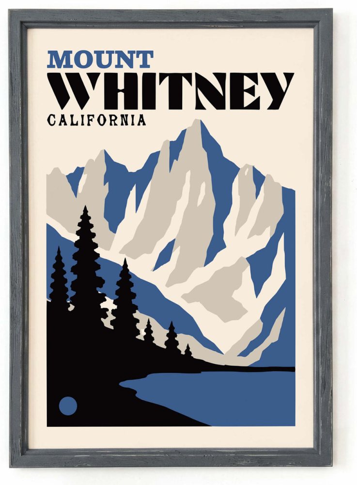 Mount Whitney California Poster Print