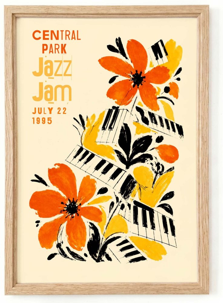 Central Park Jazz Print