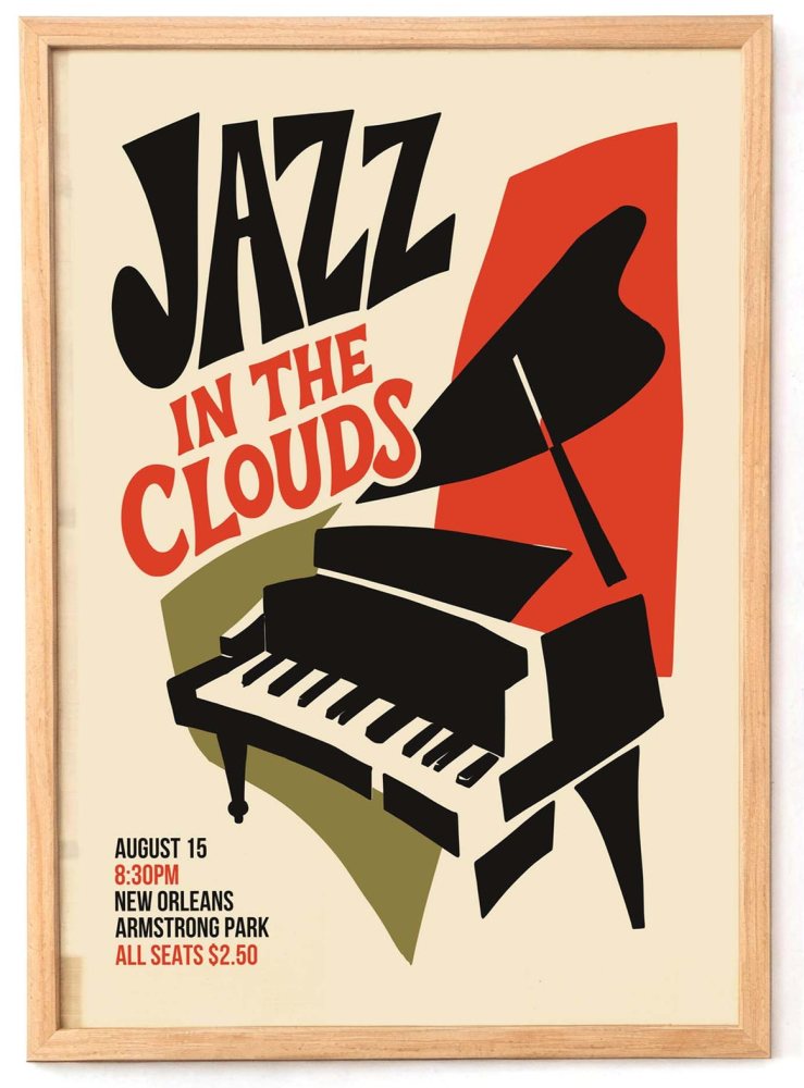 Jazz in the Clouds Poster