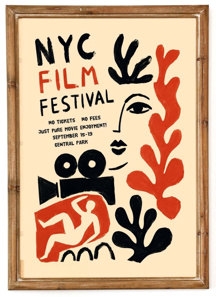 NYC Film Festival Wall Art