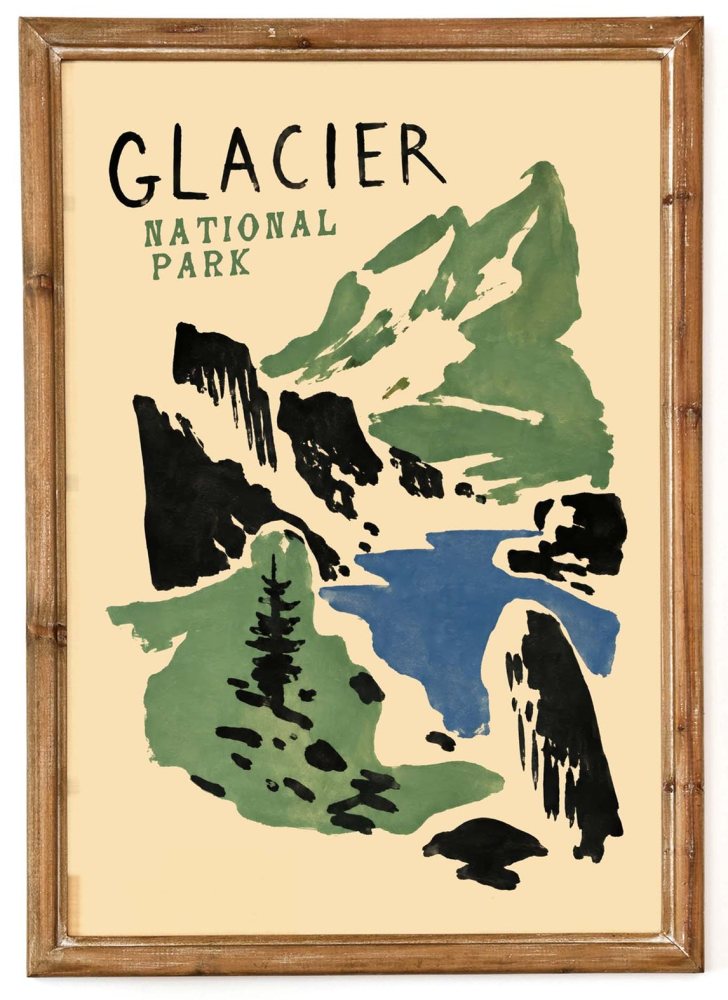 Glacier National Park Print