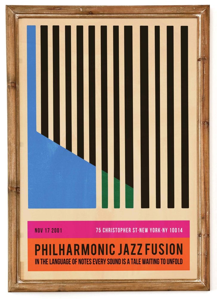 Philharmonic Jazz Fusion Poster