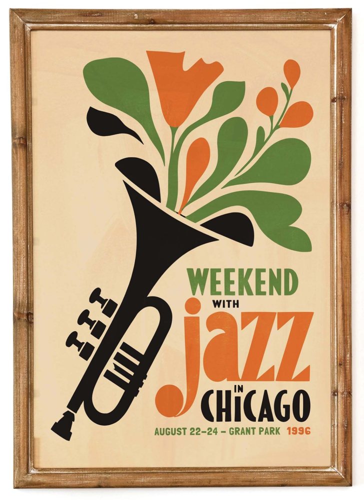 Weekend Jazz Chicago Poster