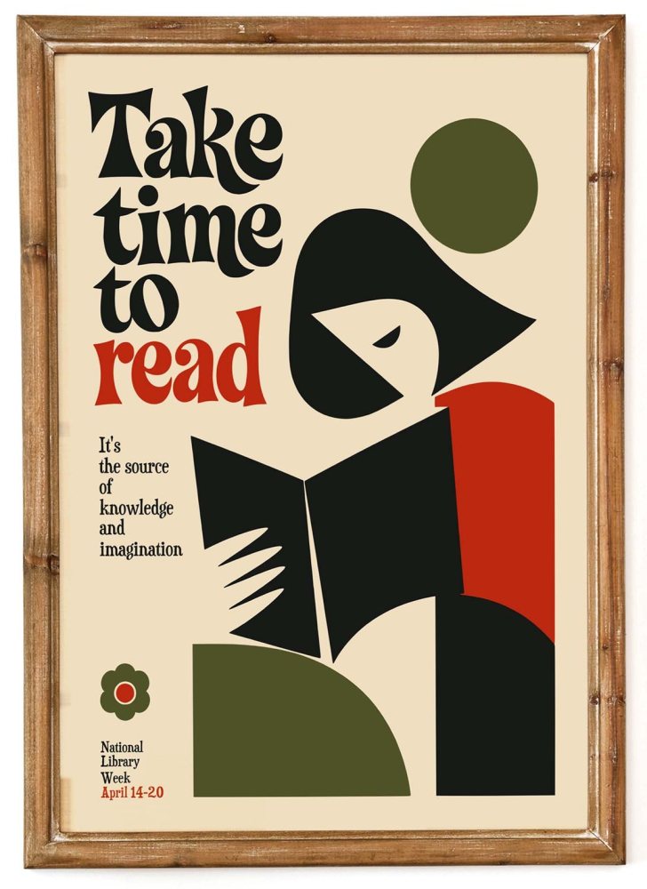National Library Reading Poster