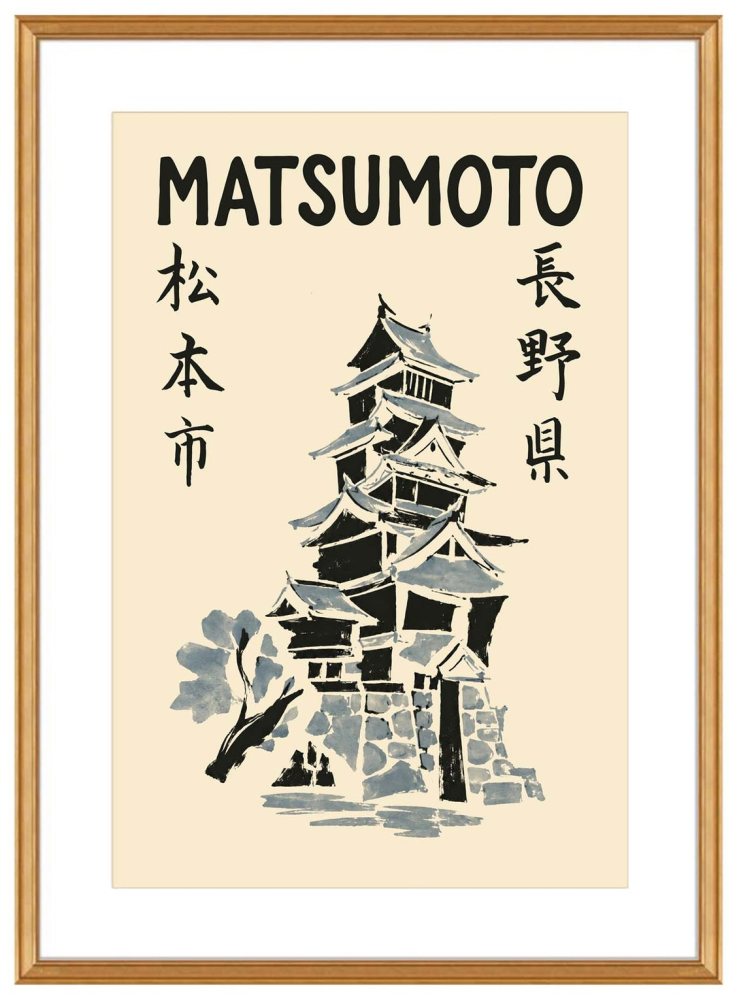 Matsumoto Castle Japan Wall Print