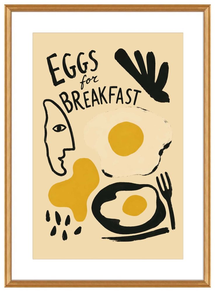 Eggs Breakfast Kitchen Print
