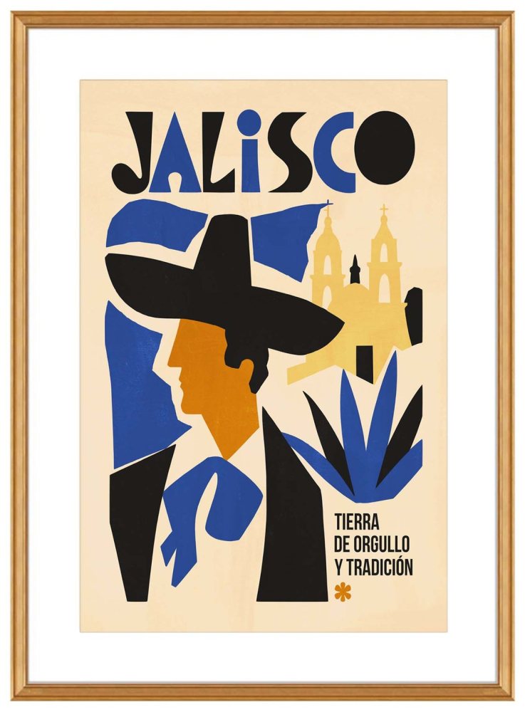 Jalisco Mexico Travel Poster Print