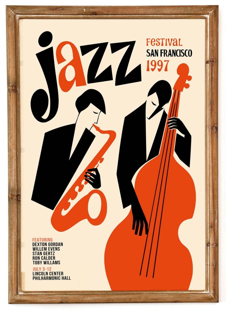 Jazz Festival San Francisco Poster