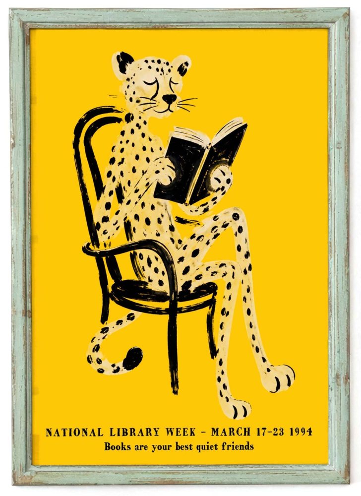 National Library Week Reading Poster