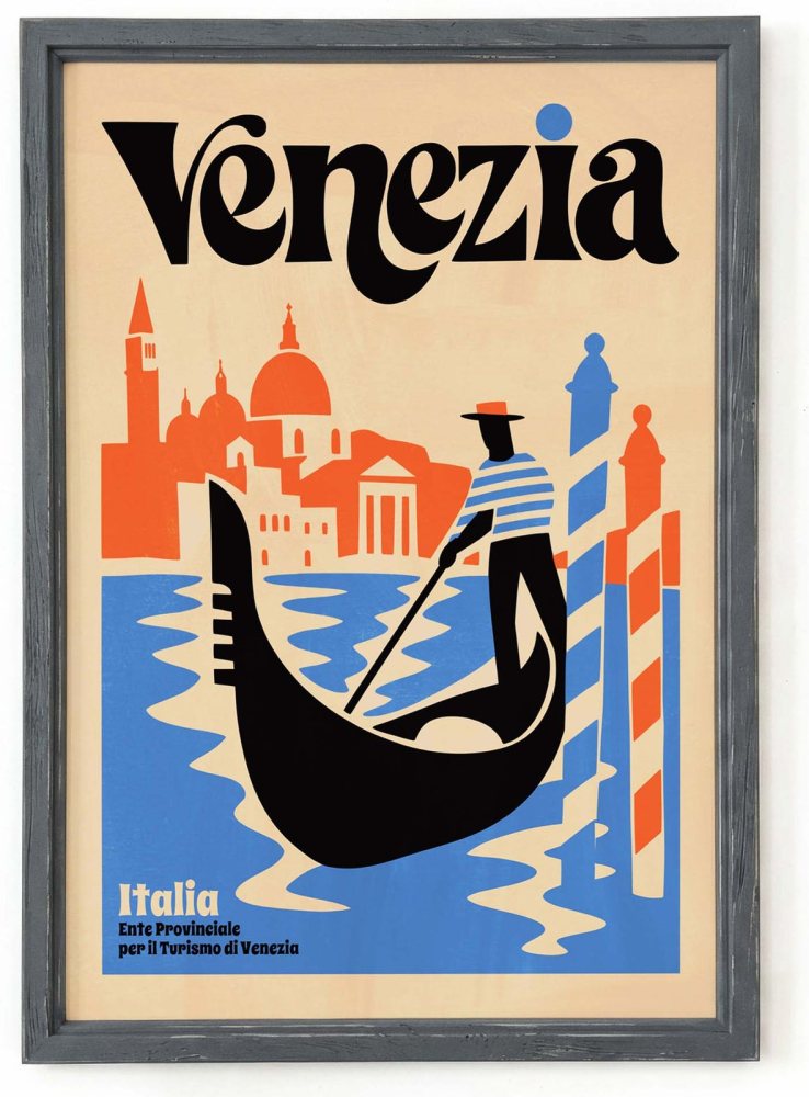 Venice Italy Travel Poster