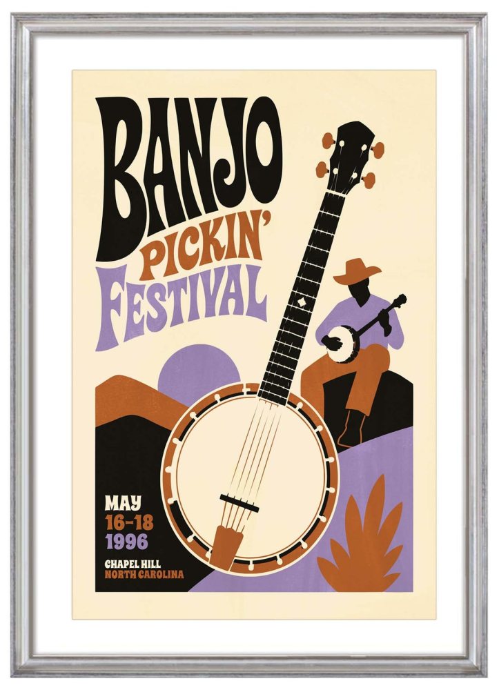Banjo Picking Festival Poster