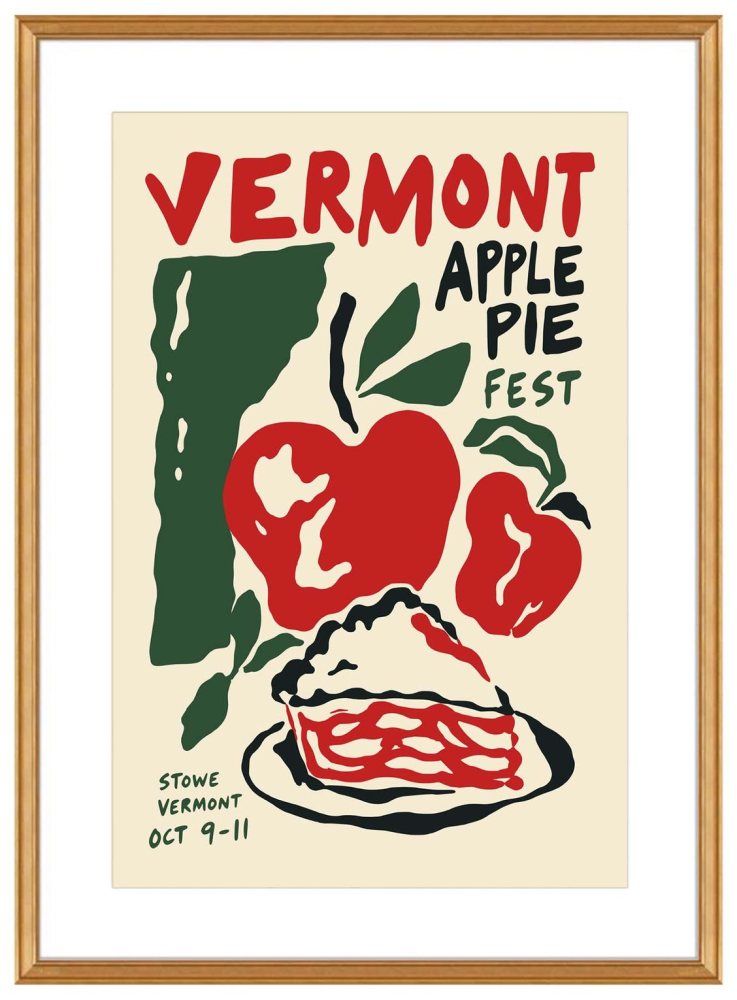 Vermont Apple Pie Festival Print