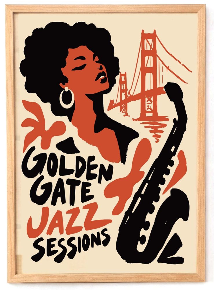 Golden Gate Jazz Print