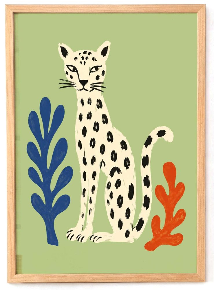 Leopard Animal Wall Art Print