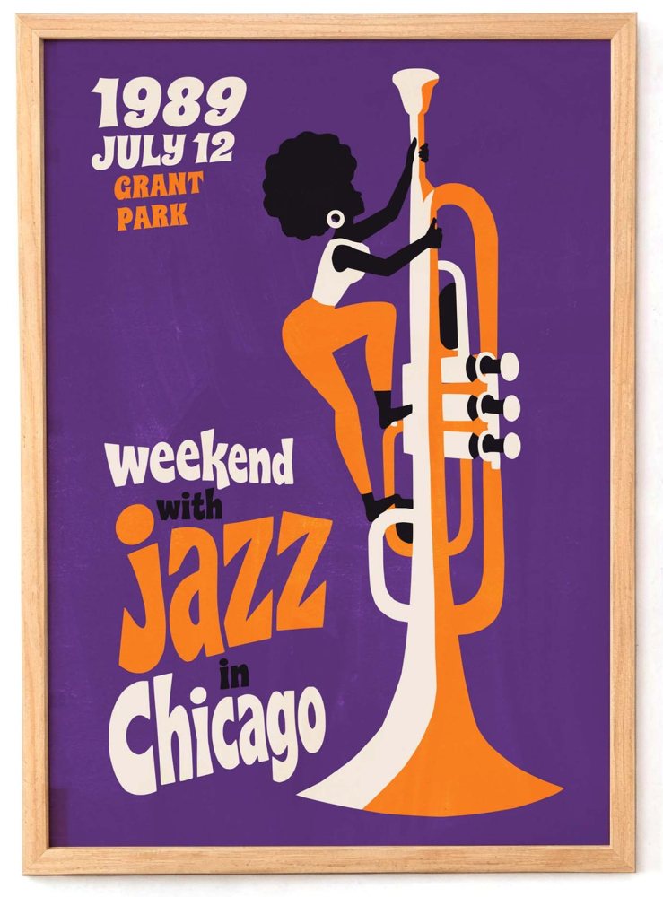 Chicago Jazz Festival Poster
