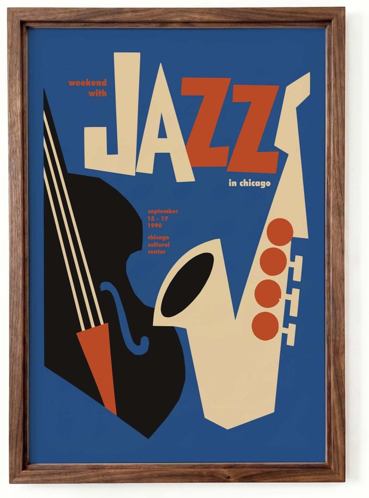 Jazz Weekend Chicago Print