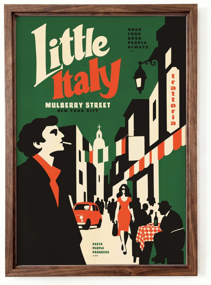 Little Italy Mulberry Street Poster