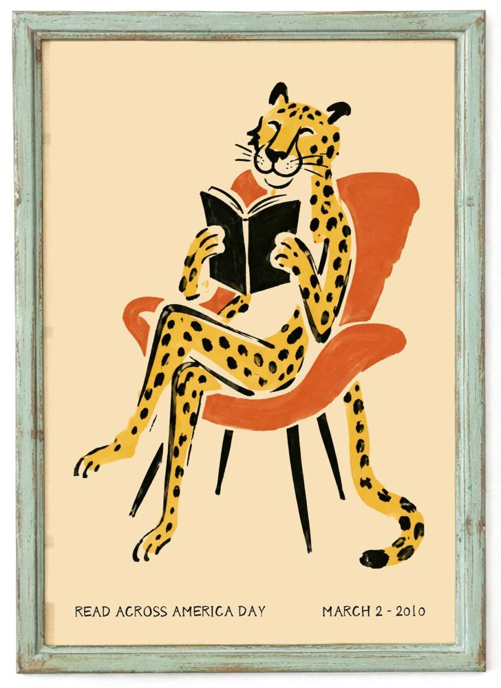 Read Across America Leopard Print