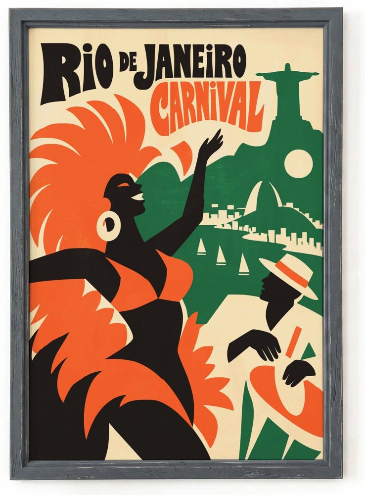 Rio Carnival Parade Poster