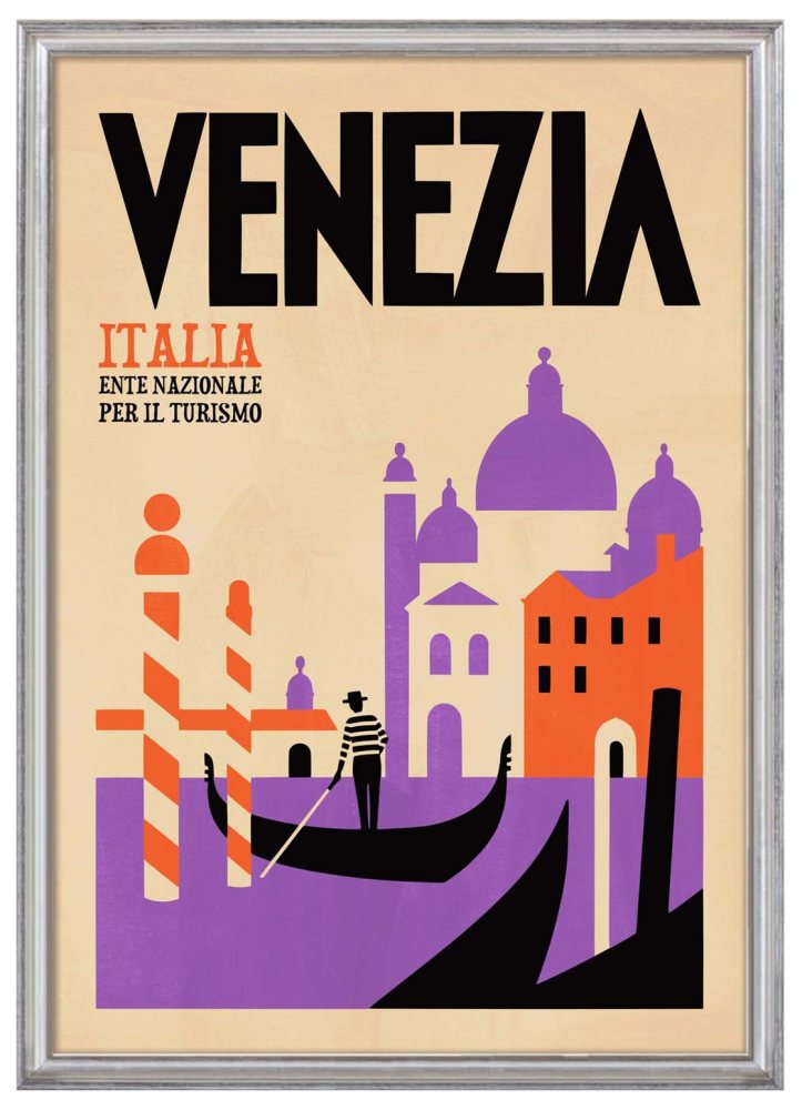 Venice Italy Travel Poster Print Wall Art