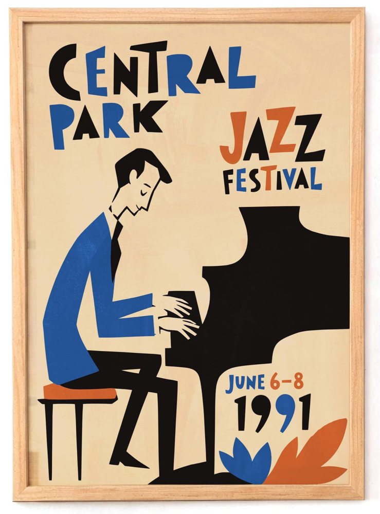 Central Park Jazz Festival Print