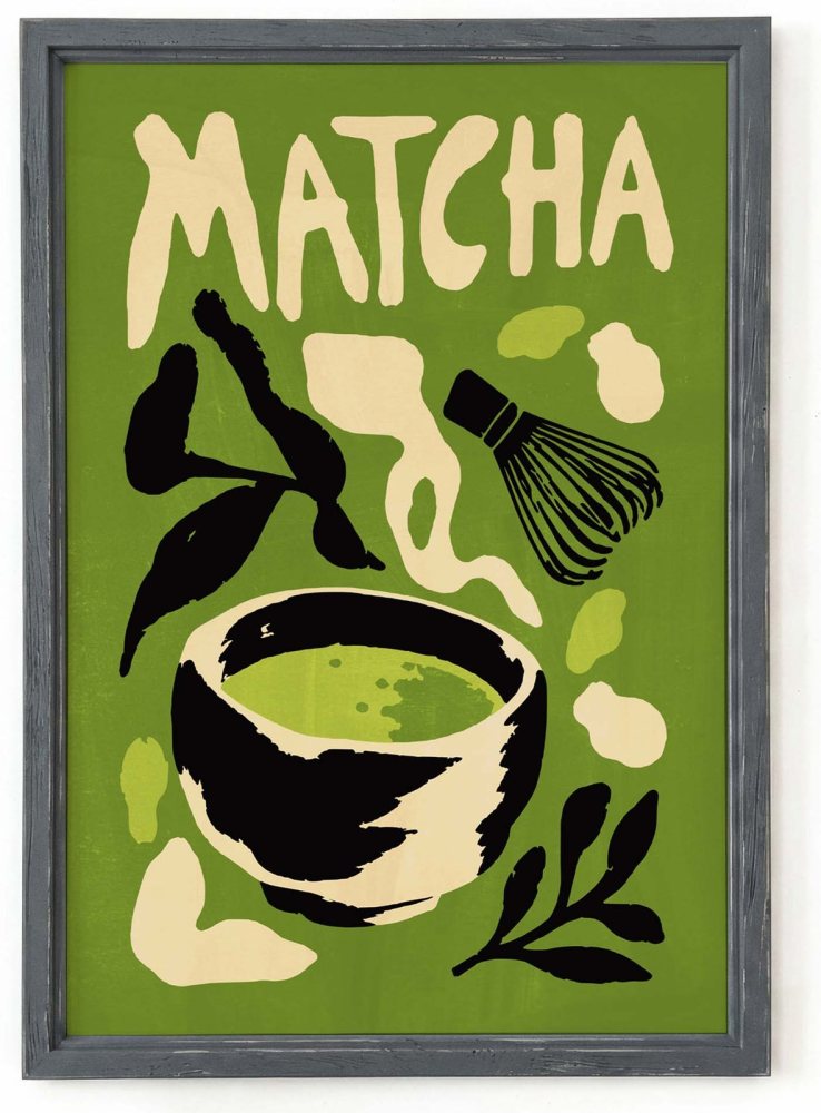 Matcha Tea Wall Art Print