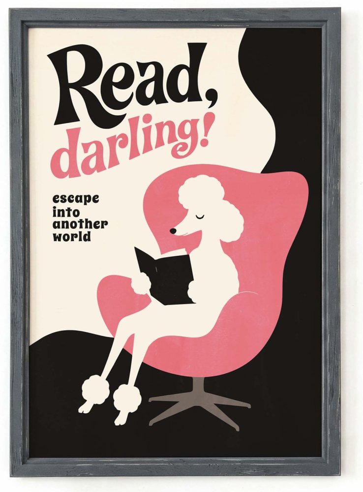 Read Darling Poodle Poster