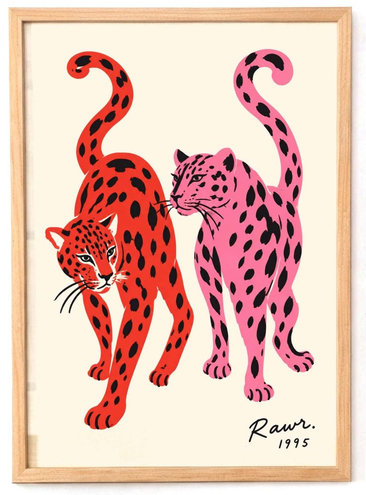 Pink Leopard Duo Print