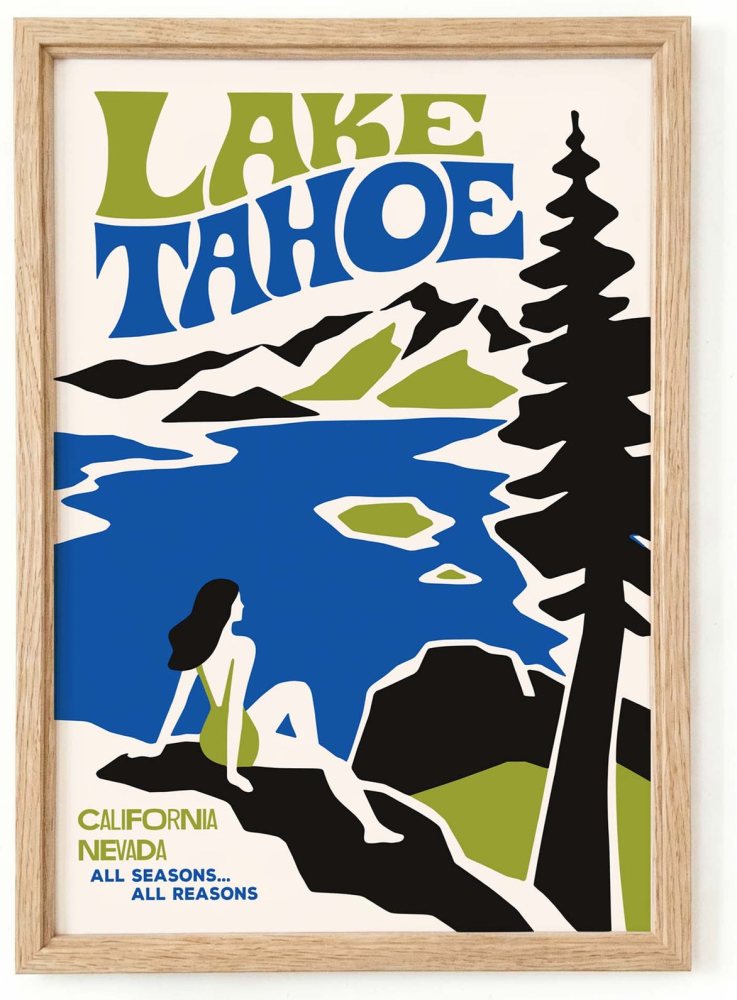 Lake Tahoe Travel Poster
