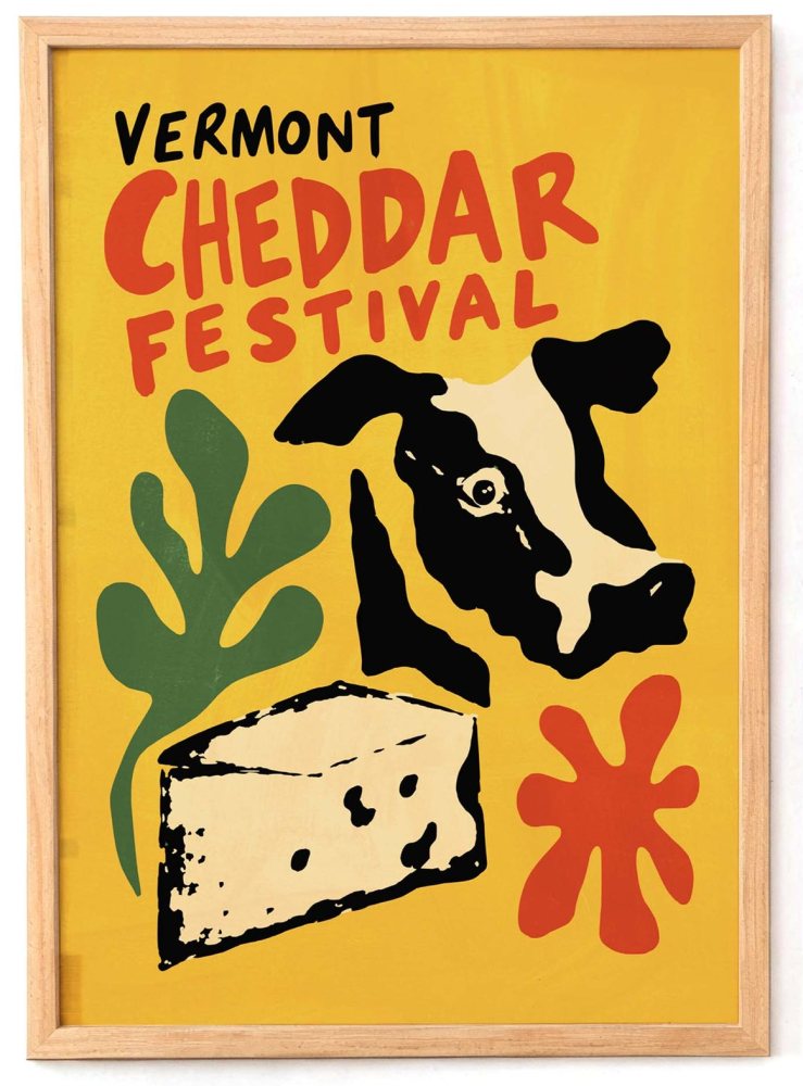 Vermont Cheddar Festival Poster