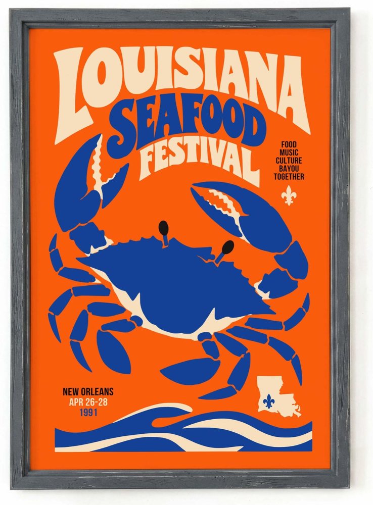 Louisiana Seafood Festival Poster