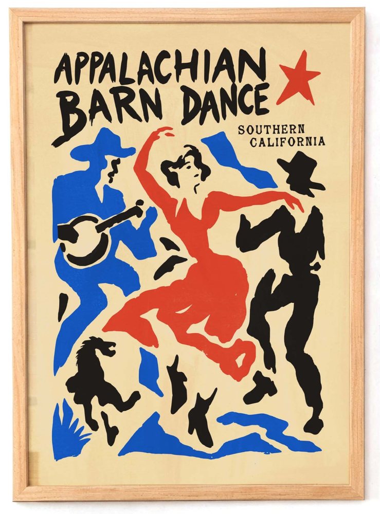 Appalachian Barn Dance Poster