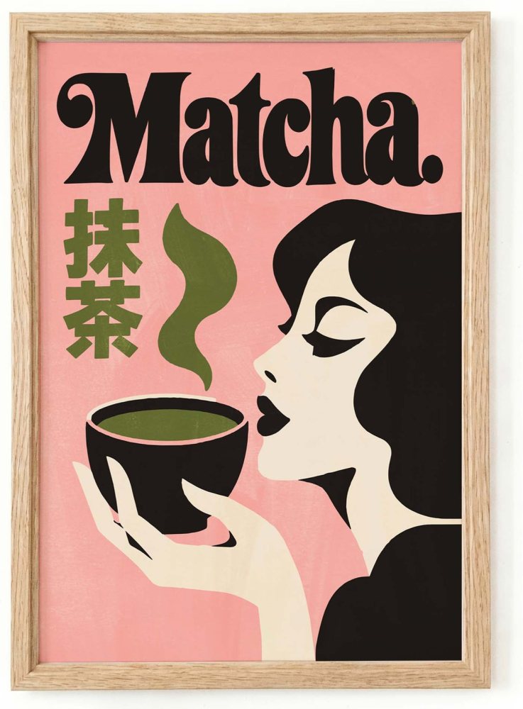 Matcha Green Tea Print