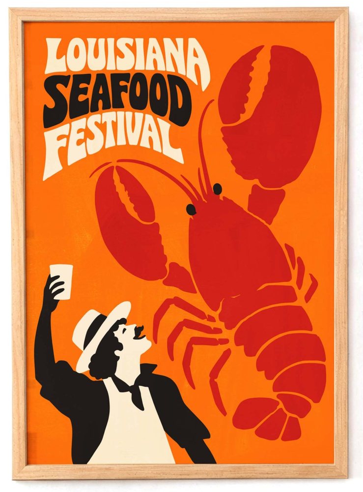 Louisiana Seafood Festival Poster