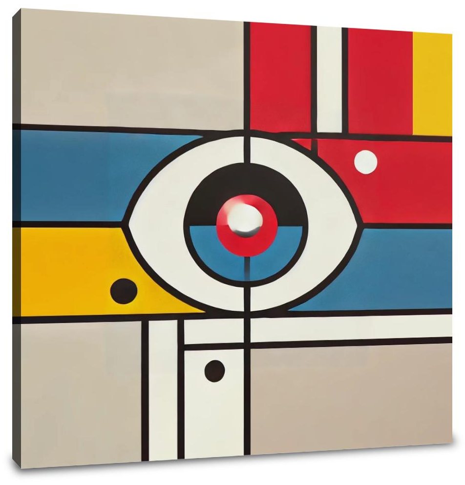 Bauhaus Eye Canvas