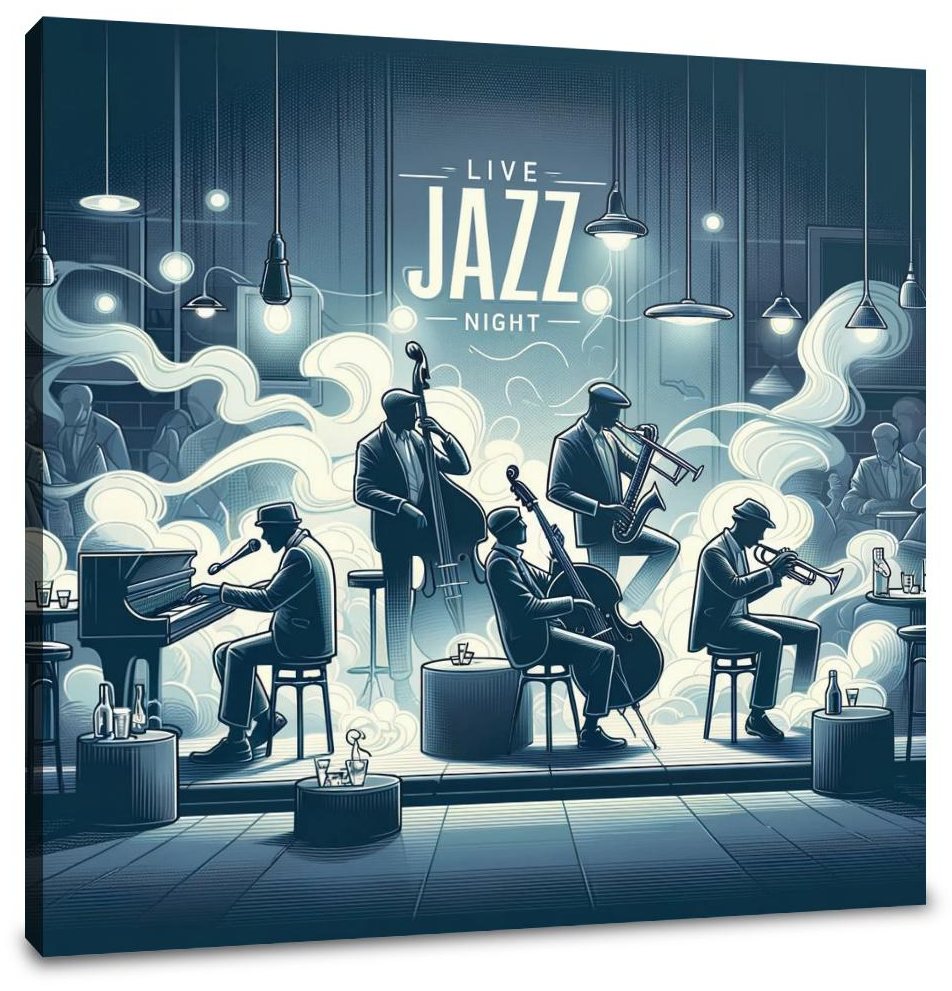 Rhythmic Blues Canvas